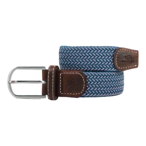 Billybelt - Ceinture tressée Séoul bleu/ rose